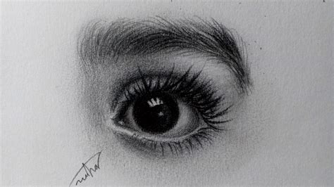 tutorial step by step, learn to draw a realistic eye with Pencils, I ...