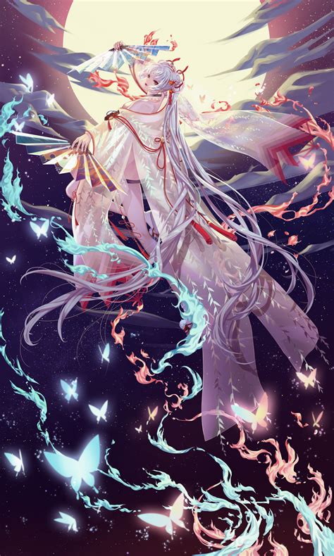 Shiranui (Onmyouji) Mobile Wallpaper by Hei Yu #2575796 - Zerochan ...