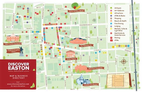 Downtown Map - Discover Easton, Maryland