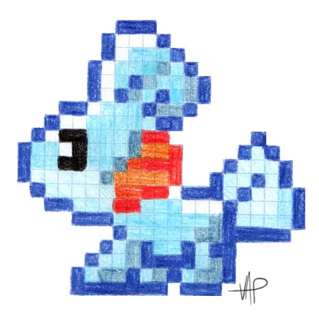 Pixel Mudkip by vaporotem on DeviantArt