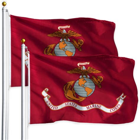 Marine Corps Outdoor Flag Flag Marine Corps Usmc Double G128 Sided ...