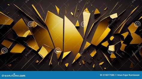 Cracked Glass Wallpaper Banner Stock Illustration - Illustration of ...