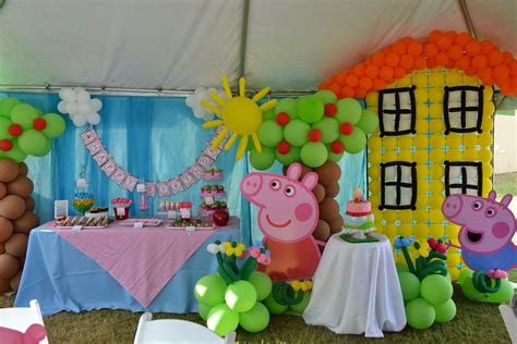 Ideas birthday party of Peppa pig | How to organize