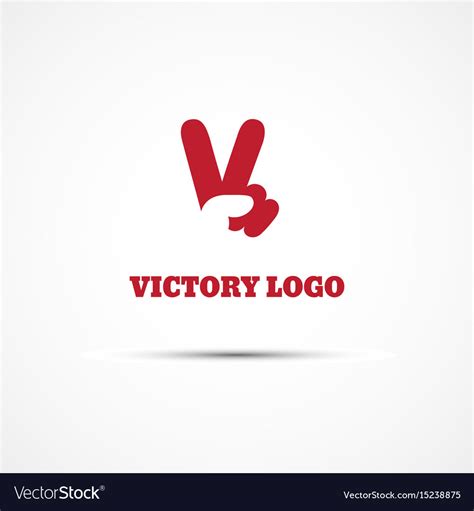 Victory logo Royalty Free Vector Image - VectorStock