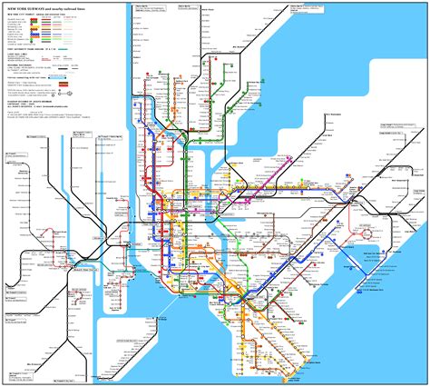 New York City Subway Map Pdf