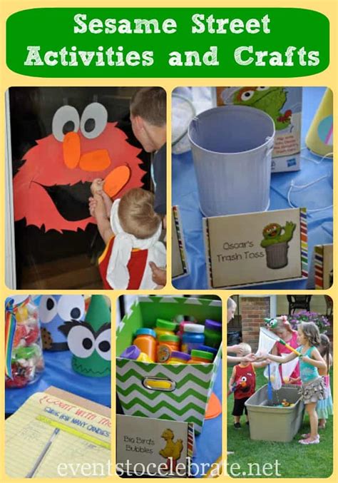 Sesame Street Activities & Crafts - Party Ideas for Real People