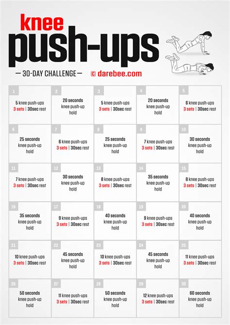 30-Day Knee Push-Ups Challenge | Dubai Fitness Challenge