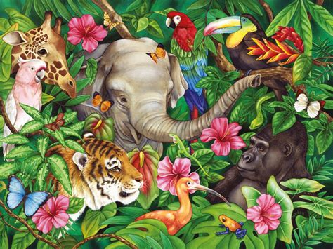 🔥 [50+] Jungle Animals Wallpapers | WallpaperSafari