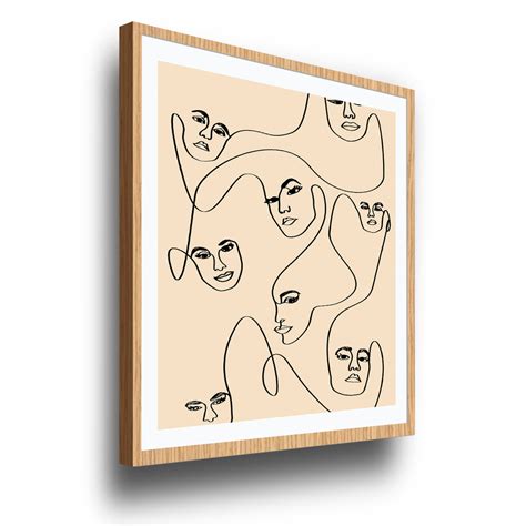 Many Faces – Wall Art by Modern Prints - Modern Prints