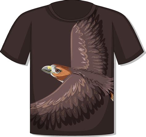 Front of t-shirt with eagle template 3468031 Vector Art at Vecteezy