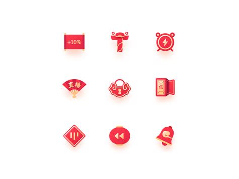 Spring Festival Icons by Homrin on Dribbble