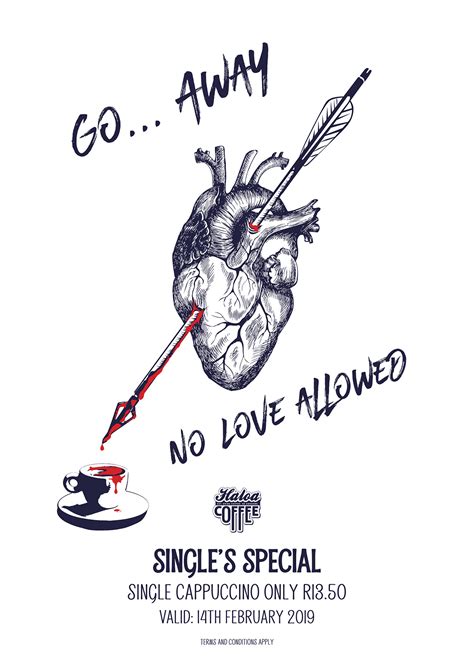 No love - Valentines poster on Behance