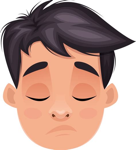 Sad Kid Face Clipart