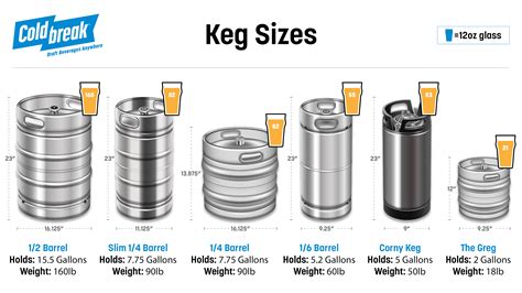 Guide To Beer Keg Sizes And Dimensions, 52% OFF