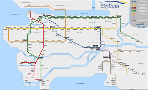 [OC] Vancouver Skytrain Map Revised [Diagram] : TransitDiagrams