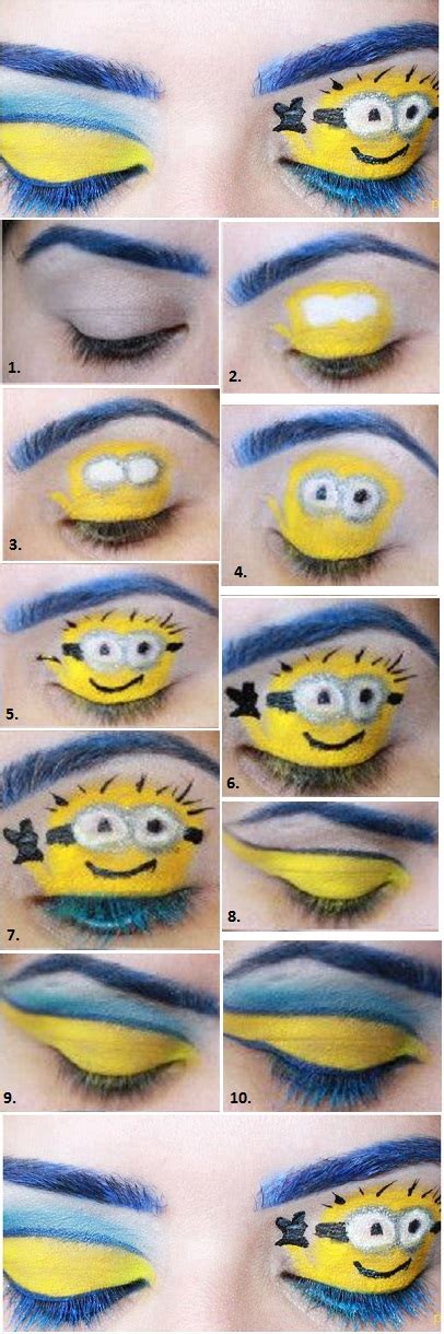 Despicable Me 2 Makeup Look - AllDayChic