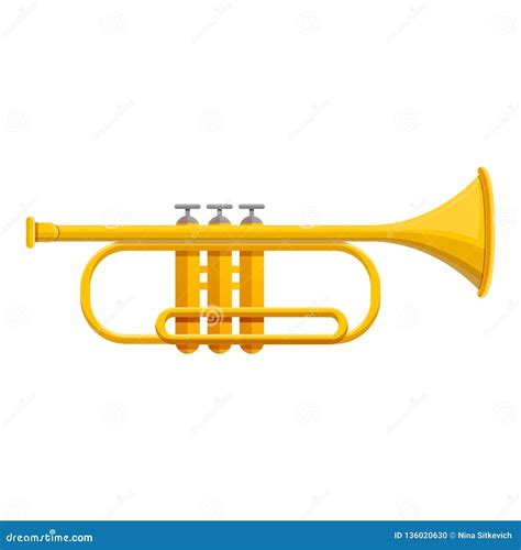 Classic Trumpet Vector Illustration | CartoonDealer.com #73799456