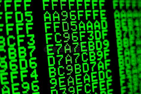 Computer Code on the Screen Stock Photo - Image of black, developer ...