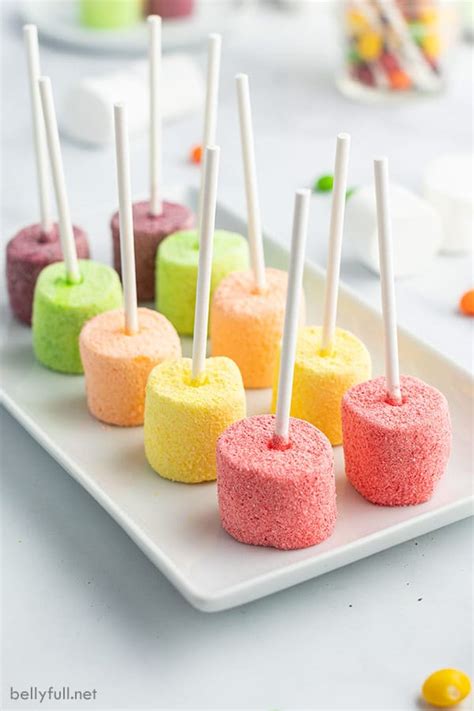 Skittles Marshmallow Pops - Belly Full