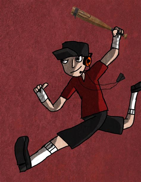 tf2 scout fan art by purplekolton on deviantART