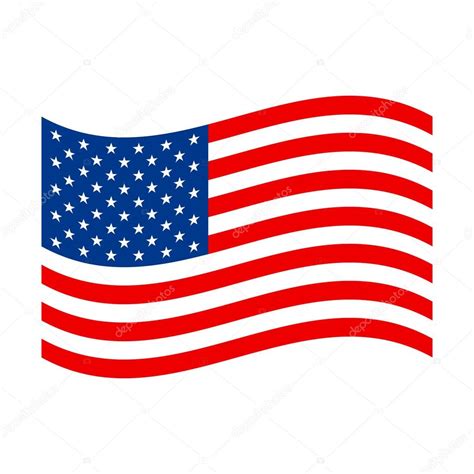 American flag vector icon Stock Vector Image by ©briangoff #101106160