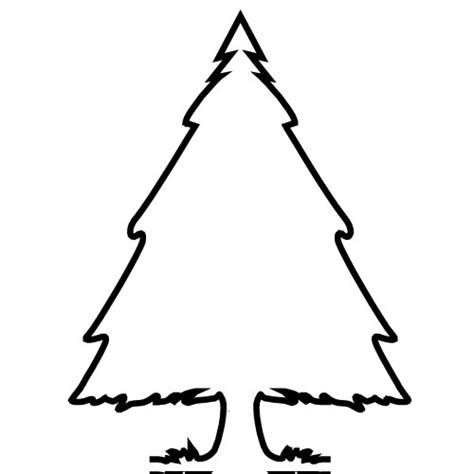 Christmas Tree Outline | Free download on ClipArtMag