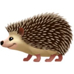 Hedgehog Emoji (U+1F994)