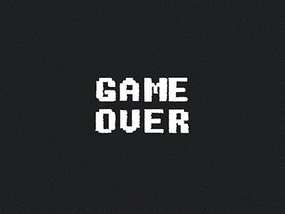 Game Over by Murat Kalkavan on Dribbble