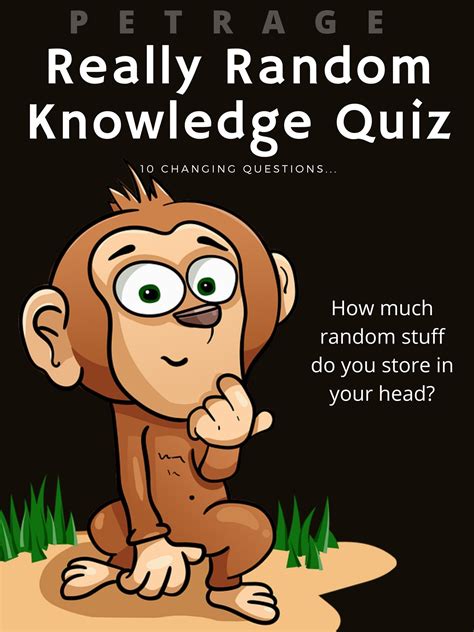 Really Random Knowledge Quiz | Knowledge quiz, Fun quiz questions, Fun ...