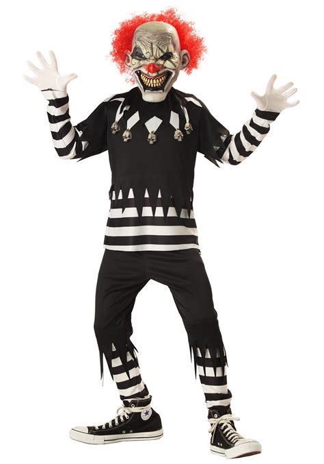 Kids Psycho Clown Costume