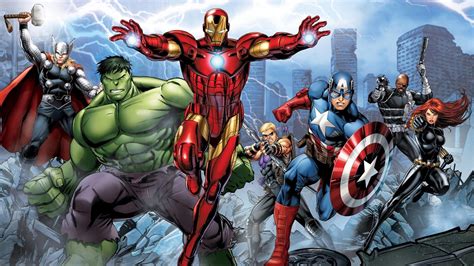 1920x1080 Resolution Marvel's Avengers Assemble Comic 1080P Laptop Full ...