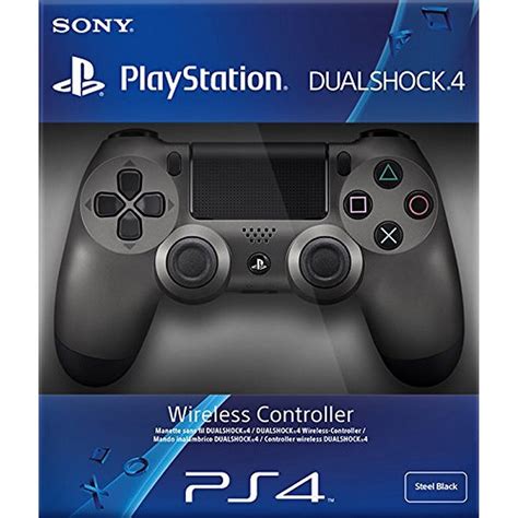 DualShock 4 Wireless Controller for PlayStation 4 – Steel Black – E Z ...