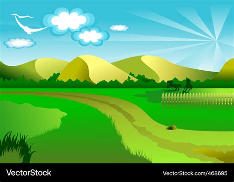 Background nature Royalty Free Vector Image - VectorStock