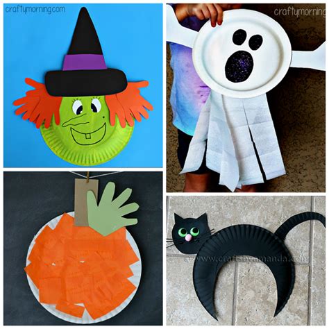 Paper Plate Crafts For Halloween