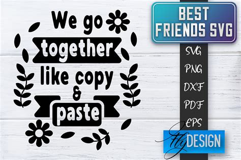 Best Friends SVG | Best Friends Quotes Graphic by flydesignsvg ...