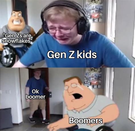 21+ Boomer Millennial Zoomer Meme