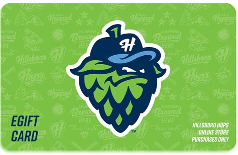 Hillsboro Hops eGift Card – Hillsboro Hops Store Official Store