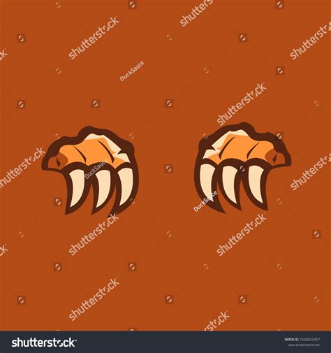 Claw Hand Mascot Logo Esport Gaming Stock Vector (Royalty Free ...