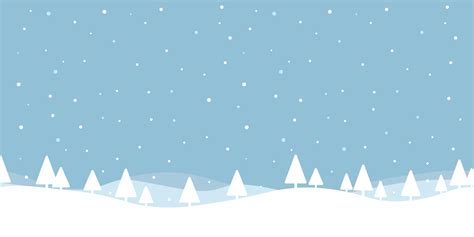 Winter Holiday Snow Landscape Vector Illustration Wallpaper 3538849 ...