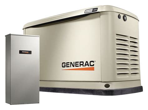 GENERAC Liquid Propane/Natural Gas Automatic Standby Generator, 120V AC ...