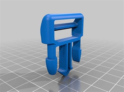 Side Release Buckle 1 inch by navvis - Thingiverse | 3d printer, 3d ...