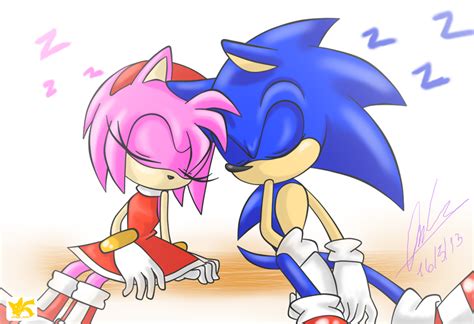 Sonic y Amy by Chipo811 on DeviantArt