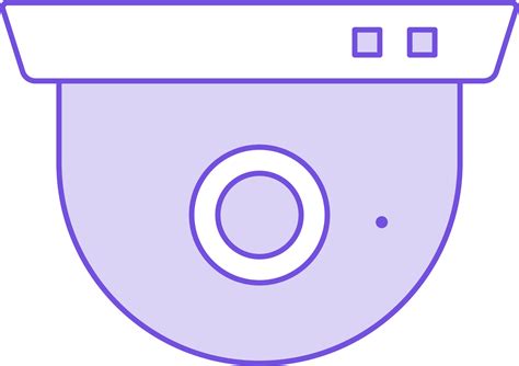 CCTV Camera Icon In Purple And White Color. 24191879 Vector Art at Vecteezy