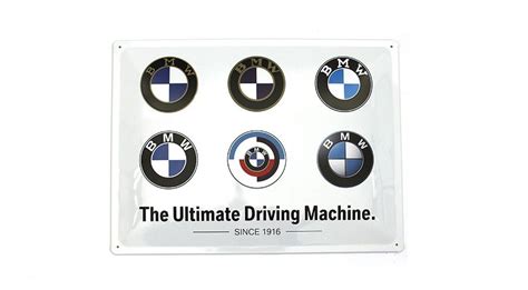 Metal sign BMW - Logo Evolution for BMW R 1250 GS & R 1250 GS Adventure ...