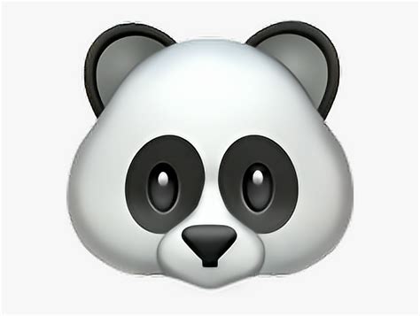 Giant Panda Emojipedia Sticker Iphone - Emoji Panda Png, Transparent ...