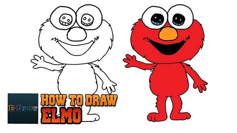 How To Draw Elmo Step By Step Easy at How To Draw