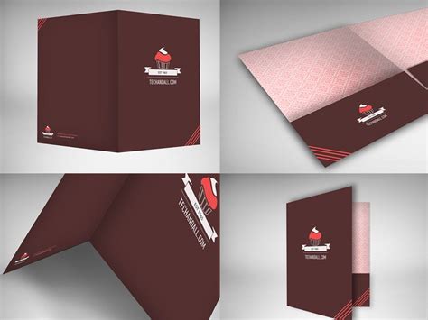 15 Free Presentation Folder Mockup & Design Templates - Super Dev Resources