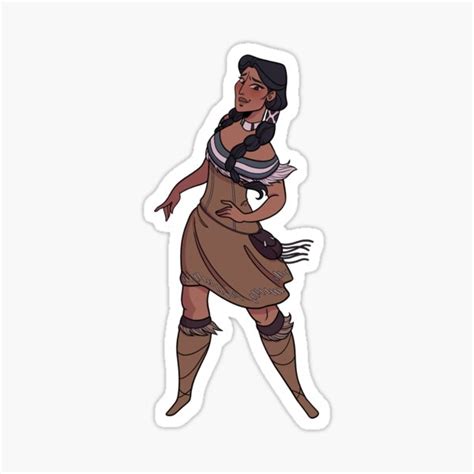 "Sacajawea Night at the Museum" Sticker for Sale by MadGuth | Redbubble