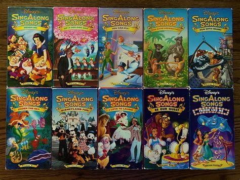 My Disney's Sing-Along Songs VHS Collection by richardchibbard on ...