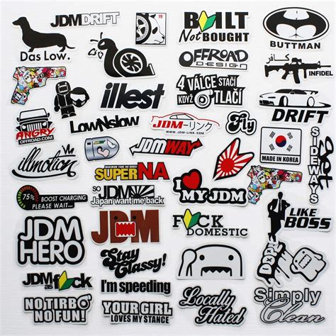 Car Stickers MEGA SVG PACK Jdm Stickers Jdm Slammed Race Drift Car ...